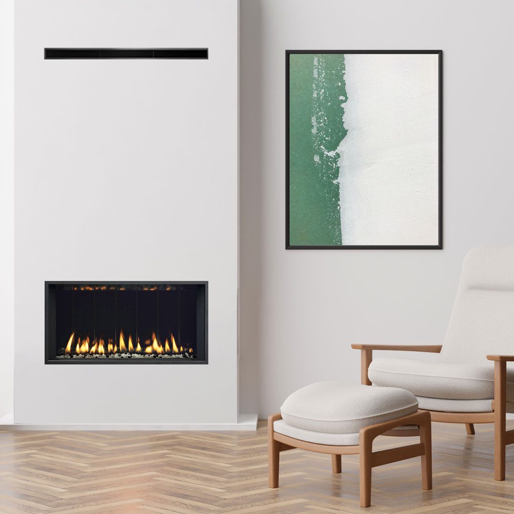 SOLAS TWENTY6 Slim-Line Built-In with Integrated Cool Zone Gas Fireplace
