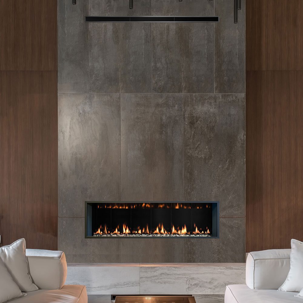 SOLAS FORTY6 Slim-Line Built-In with Integrated Cool Zone Gas Fireplace