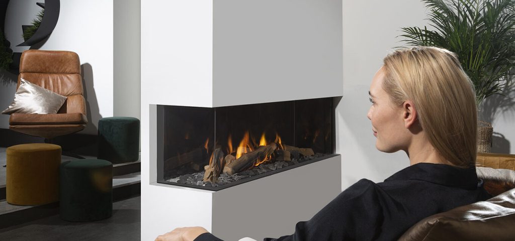Element4 Summum 140 Corner Gas Fireplace