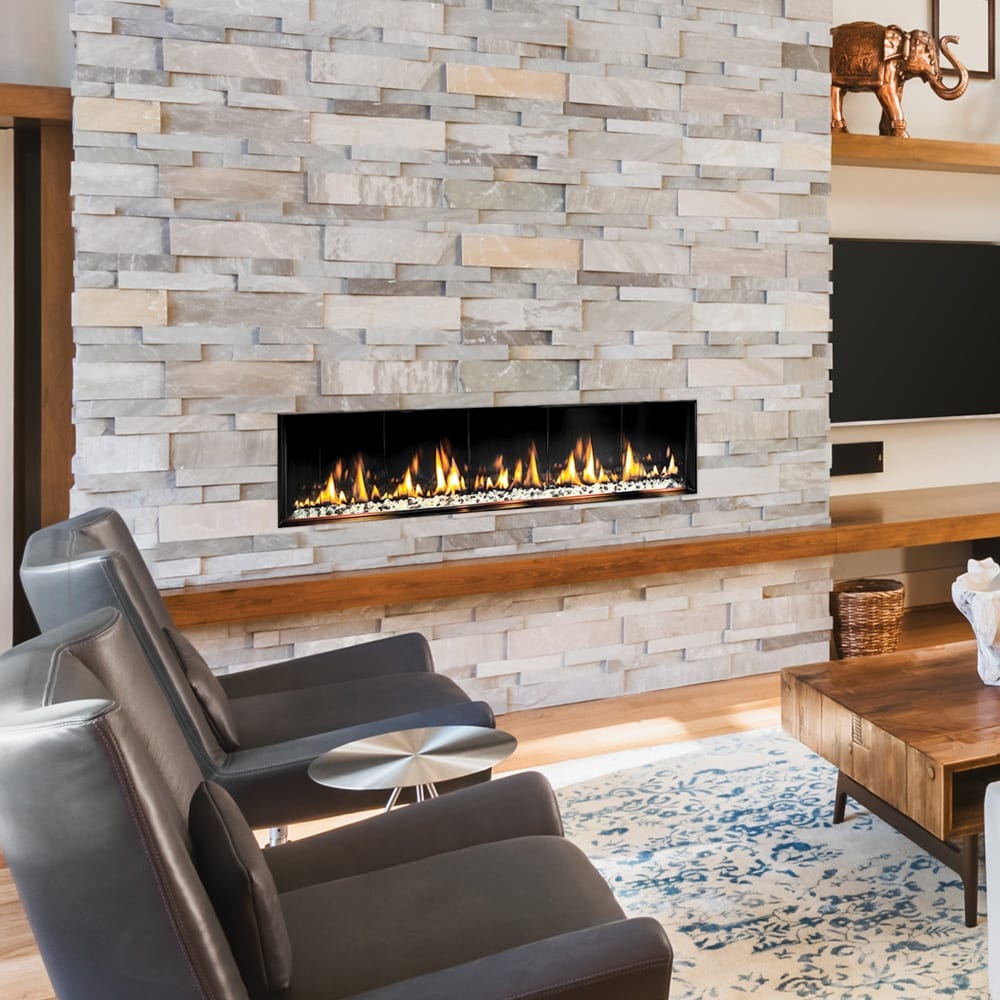 SOLAS FORTY8 Slim-Line Built-In Gas Fireplace